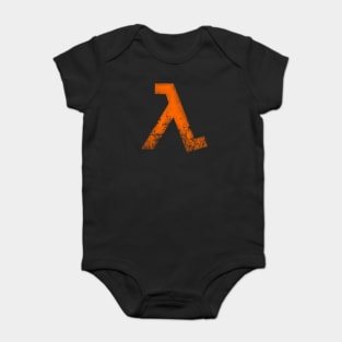 Lambda - Orange Baby Bodysuit